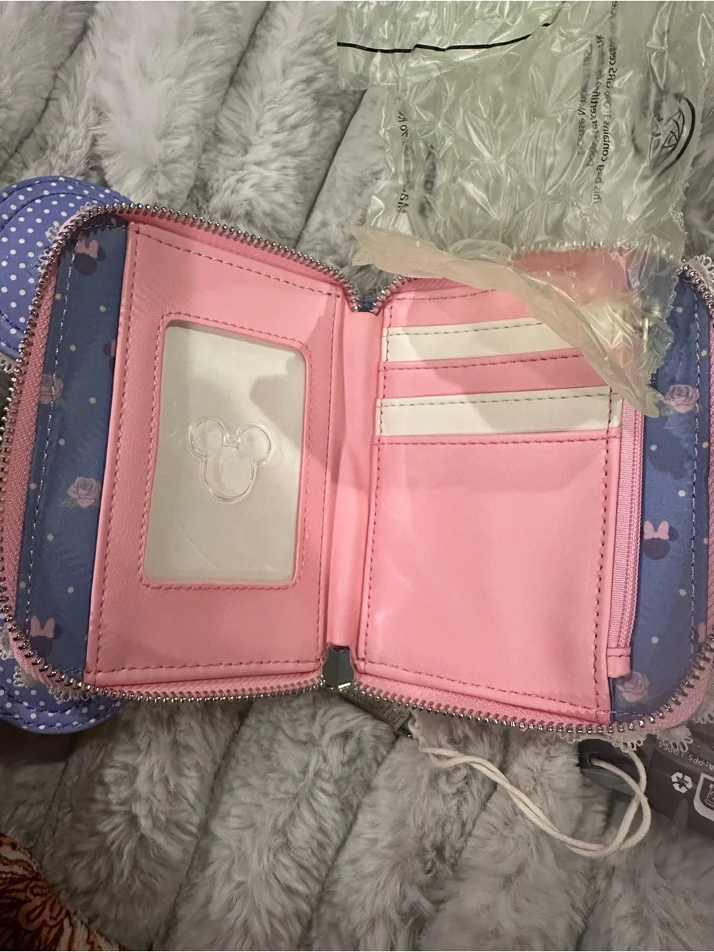 Loungefly Pink & Purple Floral Lace Wallet